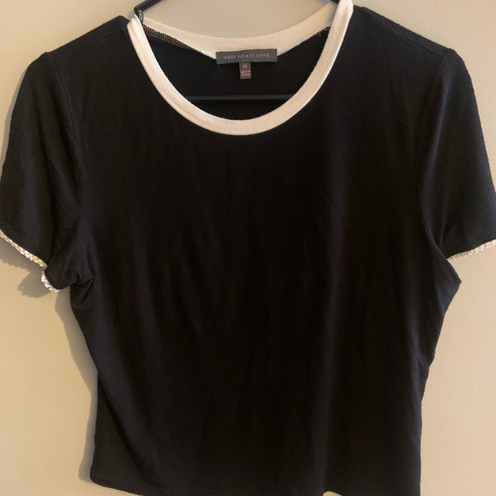 West Coast Love Black Short Top